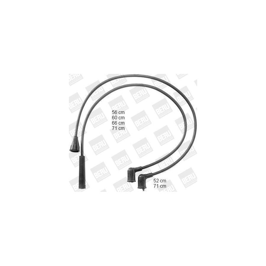 Beru ZEF872 Ignition Cable Kit For Mazda Rx-7