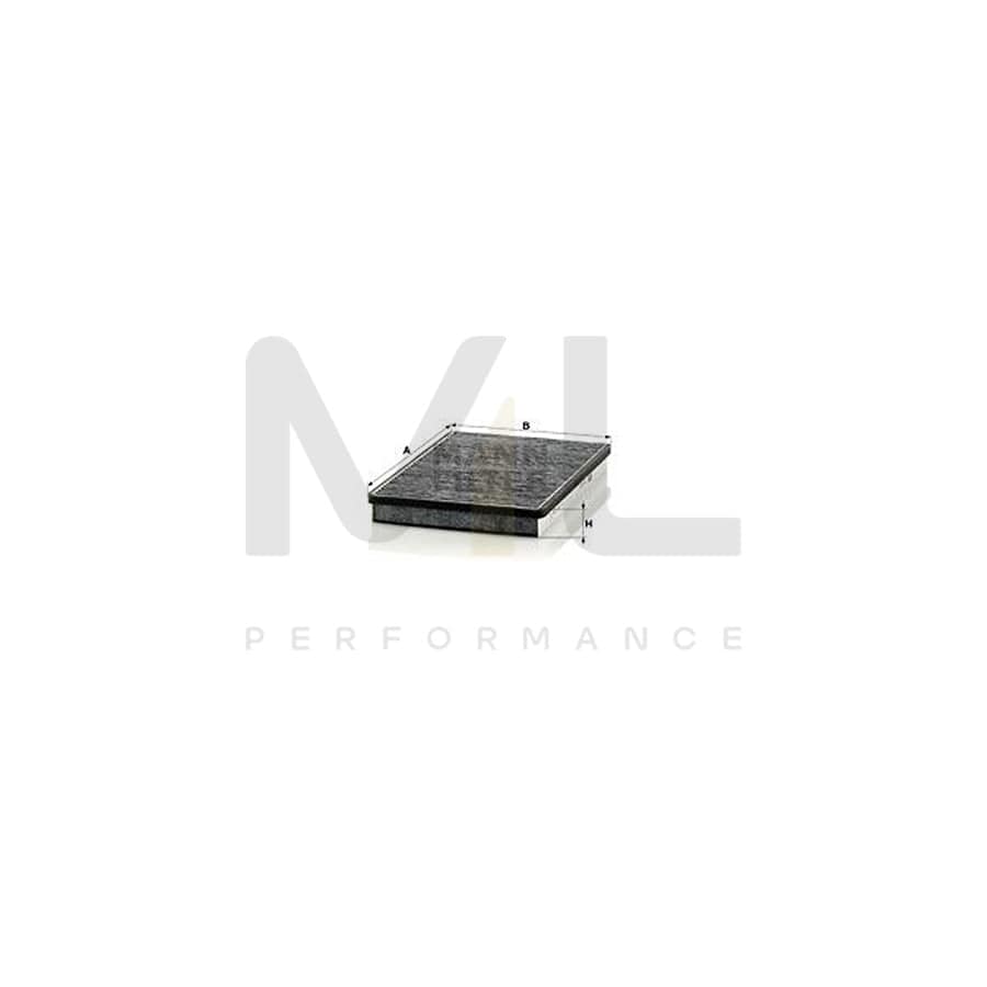 MANN-FILTER CUK 2672 Pollen filter for VW PASSAT Activated Carbon Filter | ML Performance Car Parts