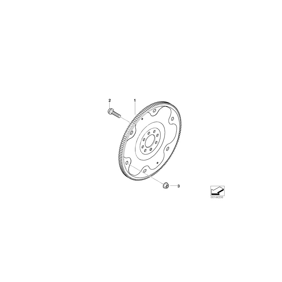 Genuine BMW 11227541071 R53 Flywheel Automatic (Inc. Cooper S & Coop.S JCW GP) | ML Performance UK Car Parts