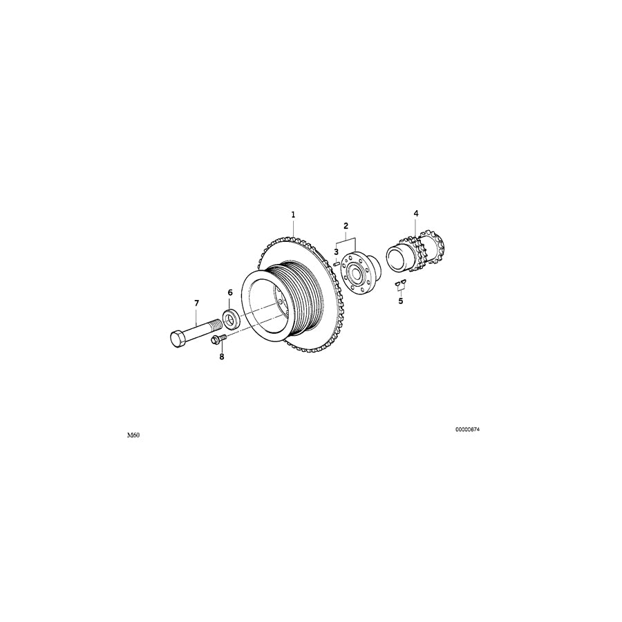 Genuine BMW 11231713619 E34 E38 E32 Washer (Inc. 540i, 740iL & 740i) | ML Performance UK Car Parts