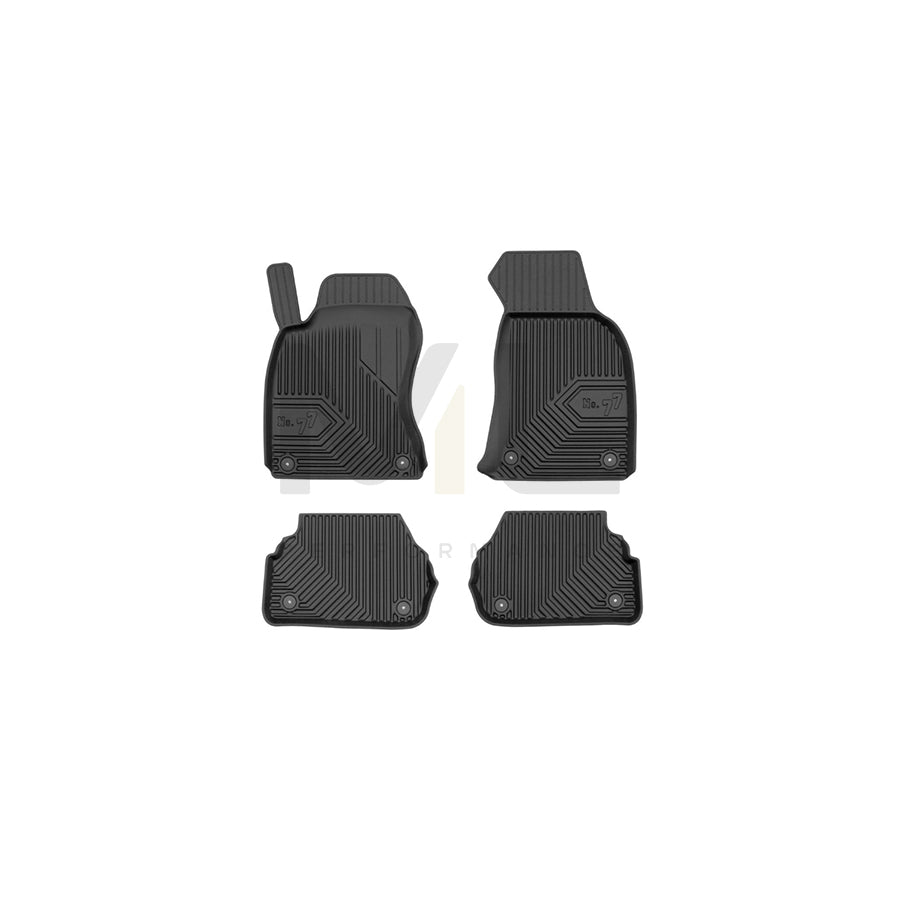 FROGUM Tailored, No.77 77425415 Floor mat set for AUDI Allroad C5 (4BH) Elastomer, Front and Rear, Quantity: 4, Black | ML Performance Car Parts