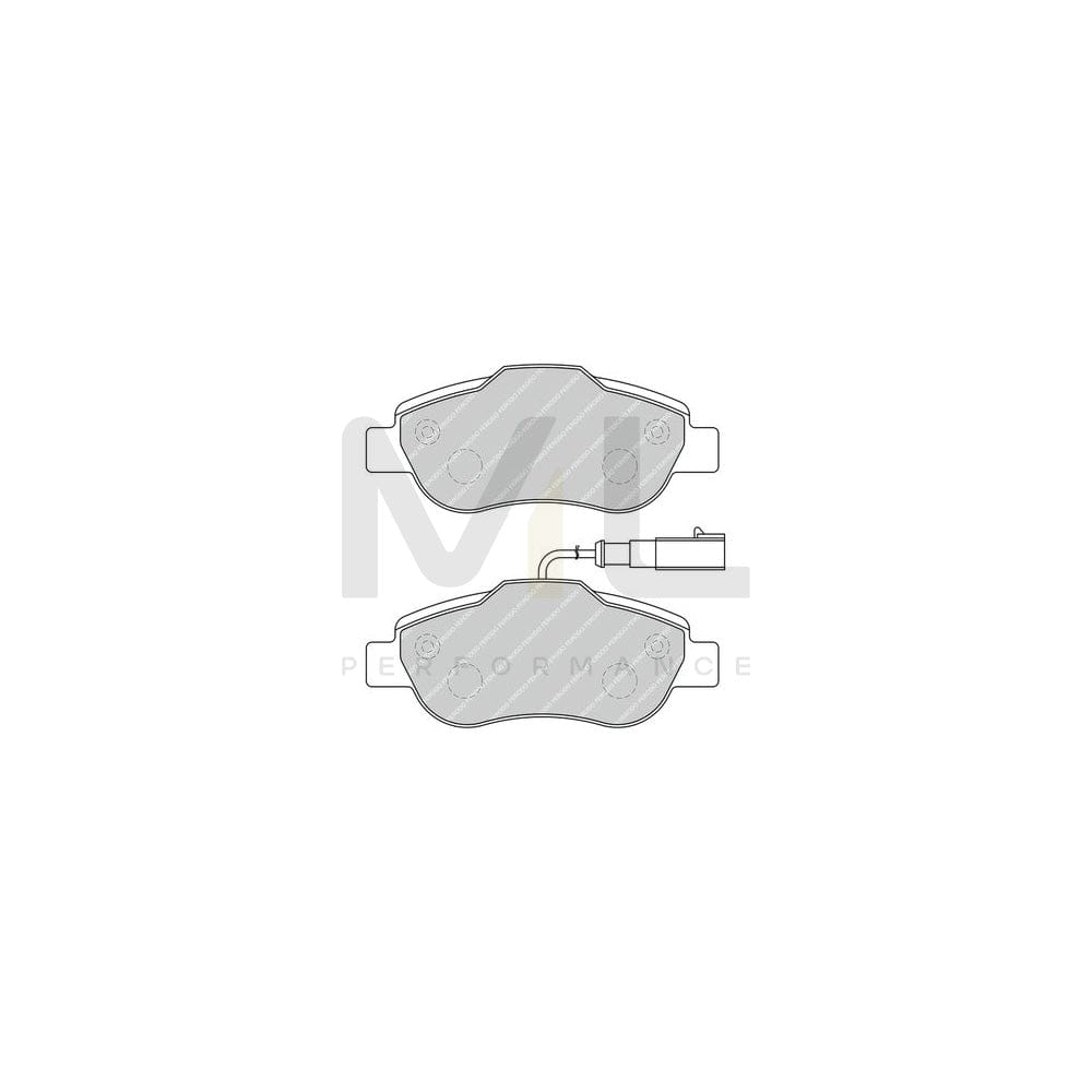 Ferodo Premier Eco Friction Fdb1933 Brake Pad Set For Land Rover Freelander Not Prepared For Wear Indicator, With Brake Caliper Screws, With Piston Clip, With Accessories | ML Performance Car Parts