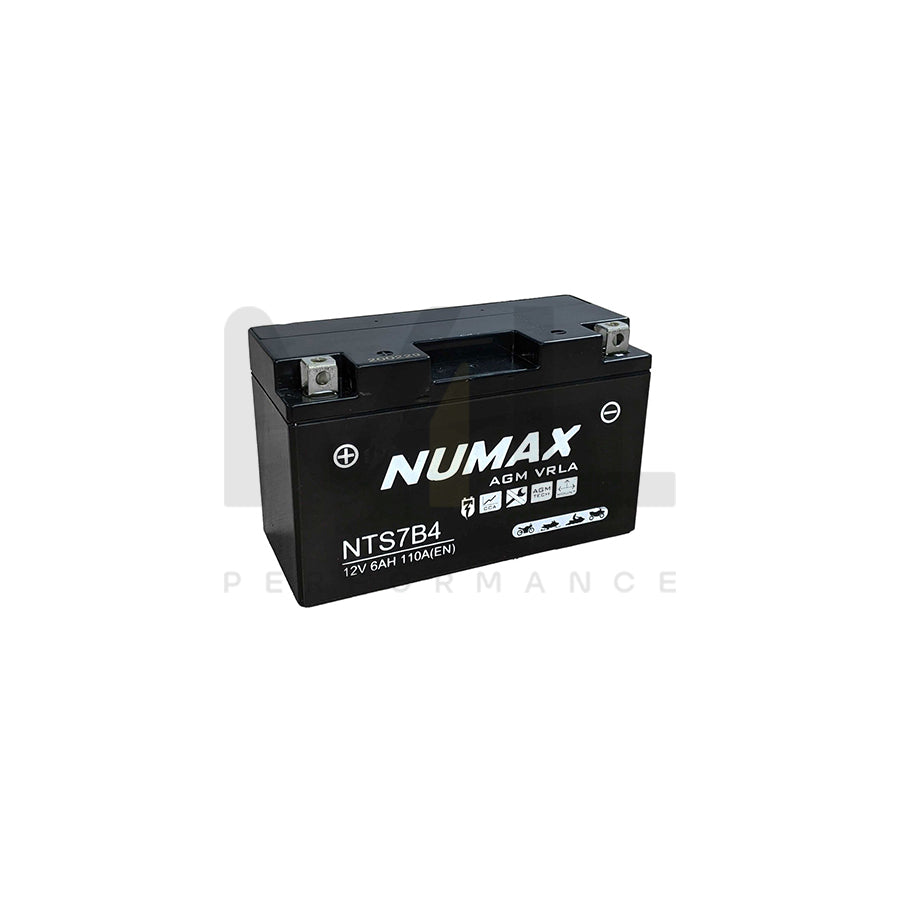 YT7B-BS Numax Motorbike Battery YT7B-4 NTS7B4 | Car Batteries UK | ML Performance Car Parts