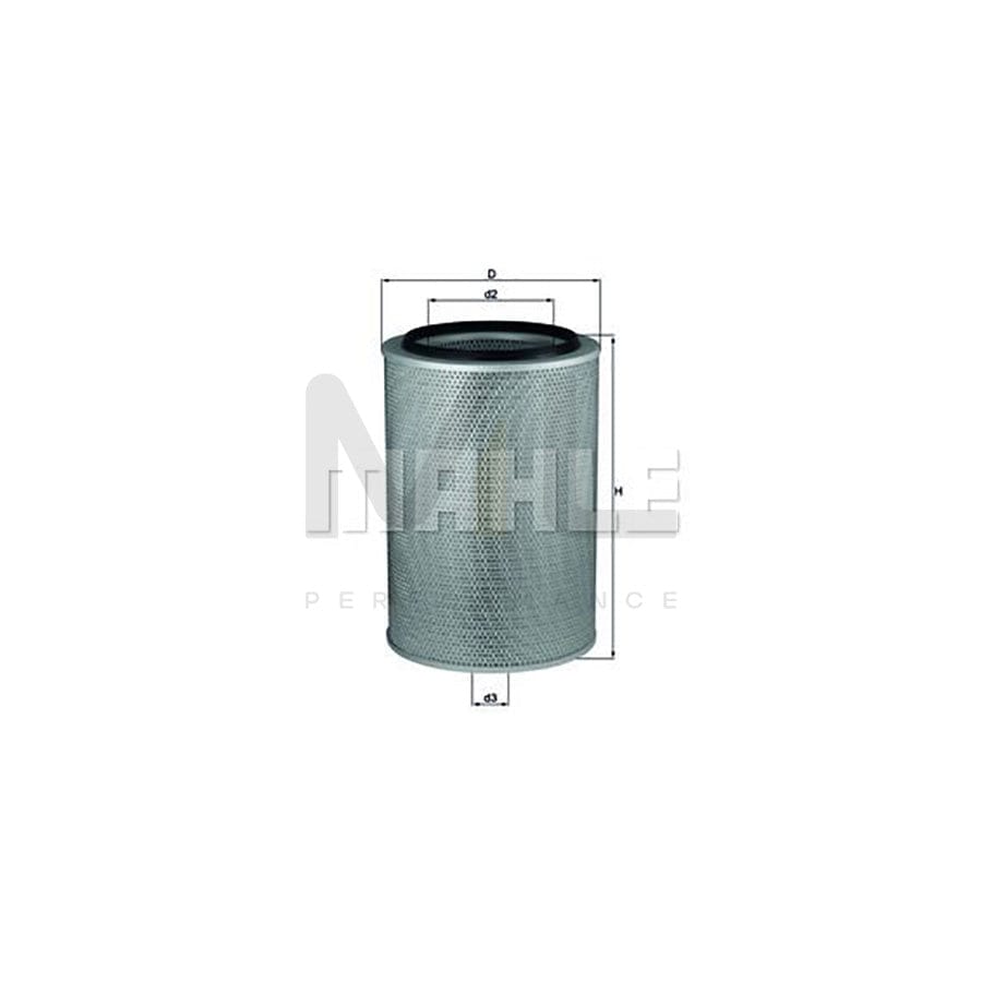 MAHLE ORIGINAL LX 683 Air Filter Filter Insert | ML Performance Car Parts