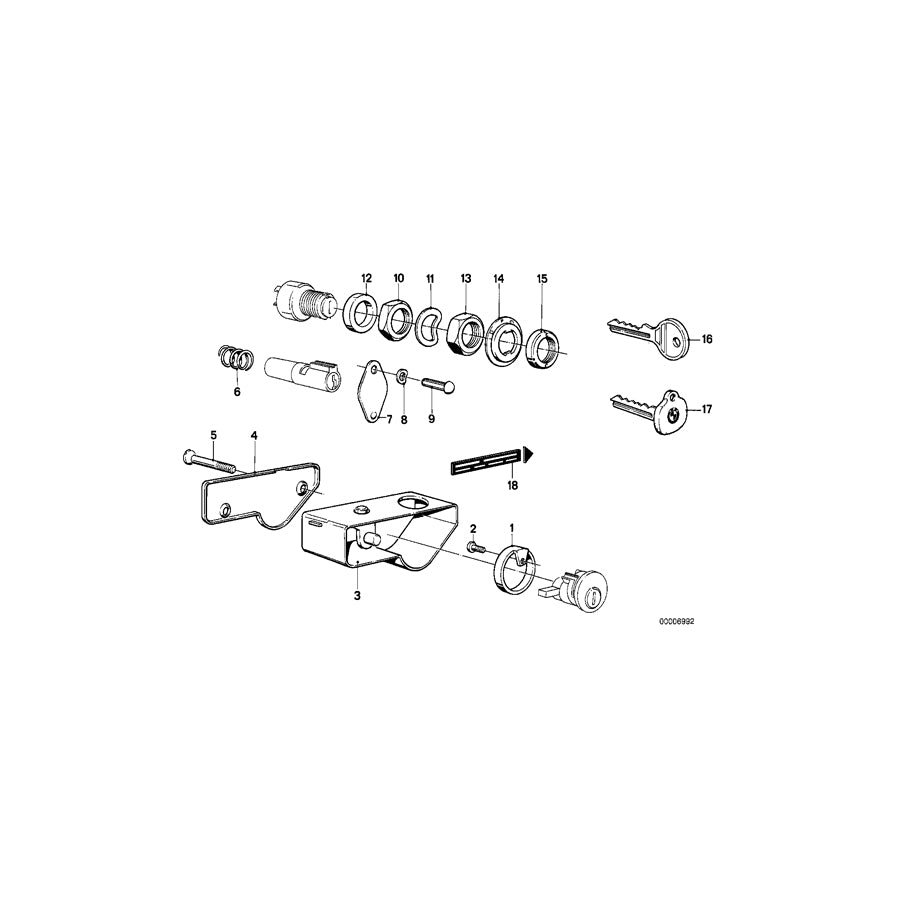 Genuine BMW 61321243268 Ring Nut (Inc. R 75 & R45T/N) | ML Performance UK
