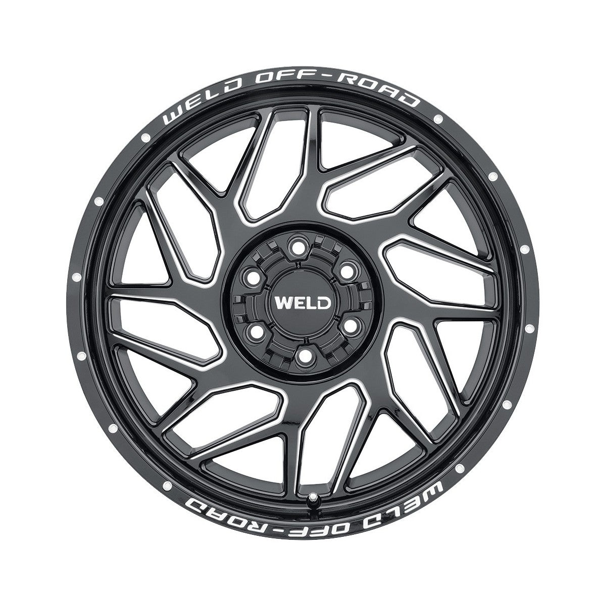 Weld W11709098500 Fulcrum W117 Wheel 20x9 6x135 ET0 BS5 Gloss Black MIL