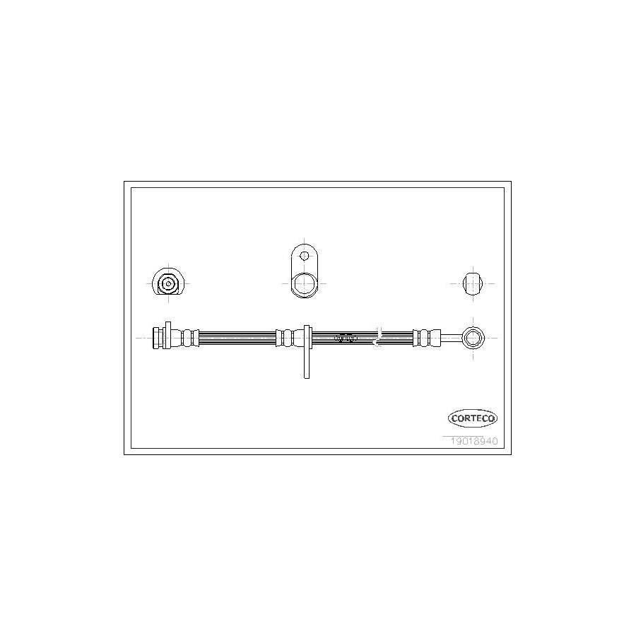Corteco 19018940 Brake Hose | ML Performance UK
