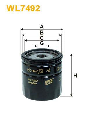 WIX Filters WL7492 Oil Filter