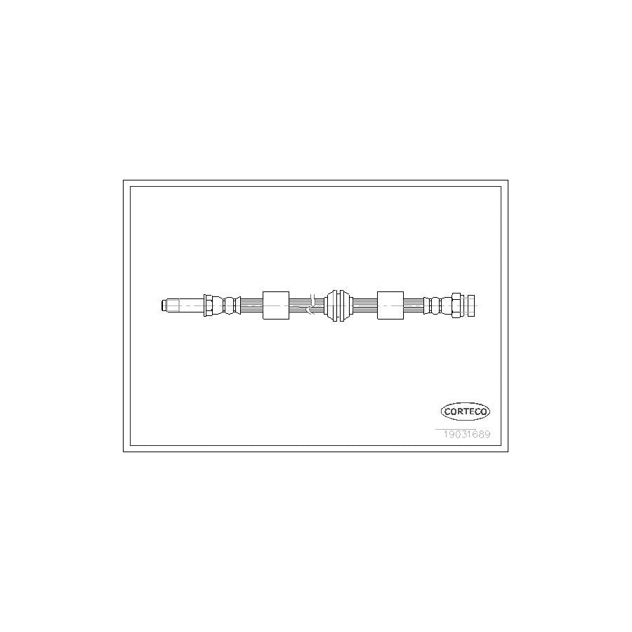 Corteco 19031689 Brake Hose For Ford Galaxy Mk1 (Wgr) Mpv | ML Performance UK