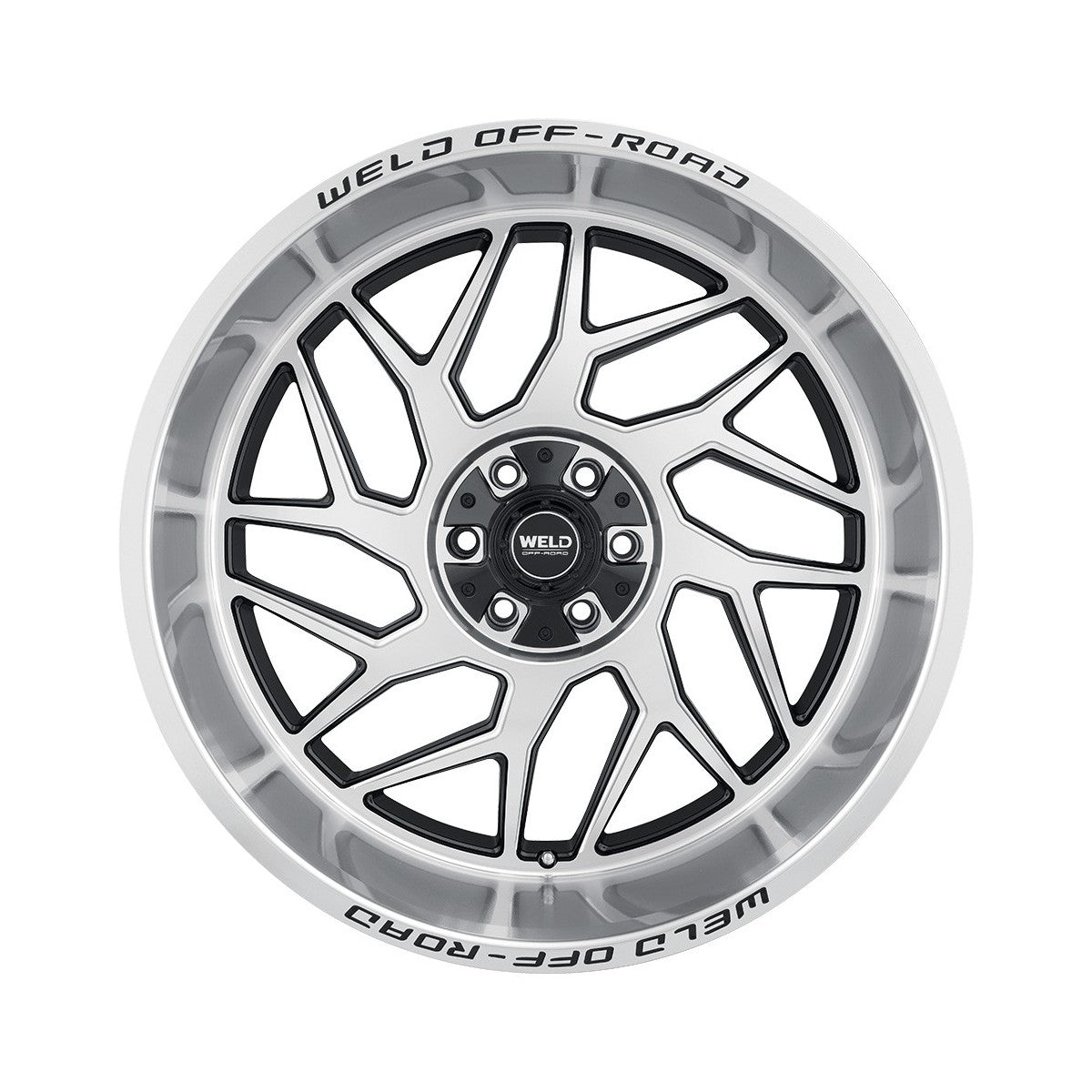 Weld W11822098475-P2 Fulcrum W118 Wheel 22x12 6x139.7 ET-44 BS4.75 Gloss Black MACH