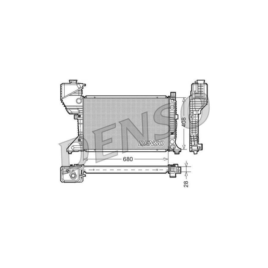 Denso DRM17015 Drm17015 Engine Radiator Suitable For Mercedes-Benz Sprinter | ML Performance UK