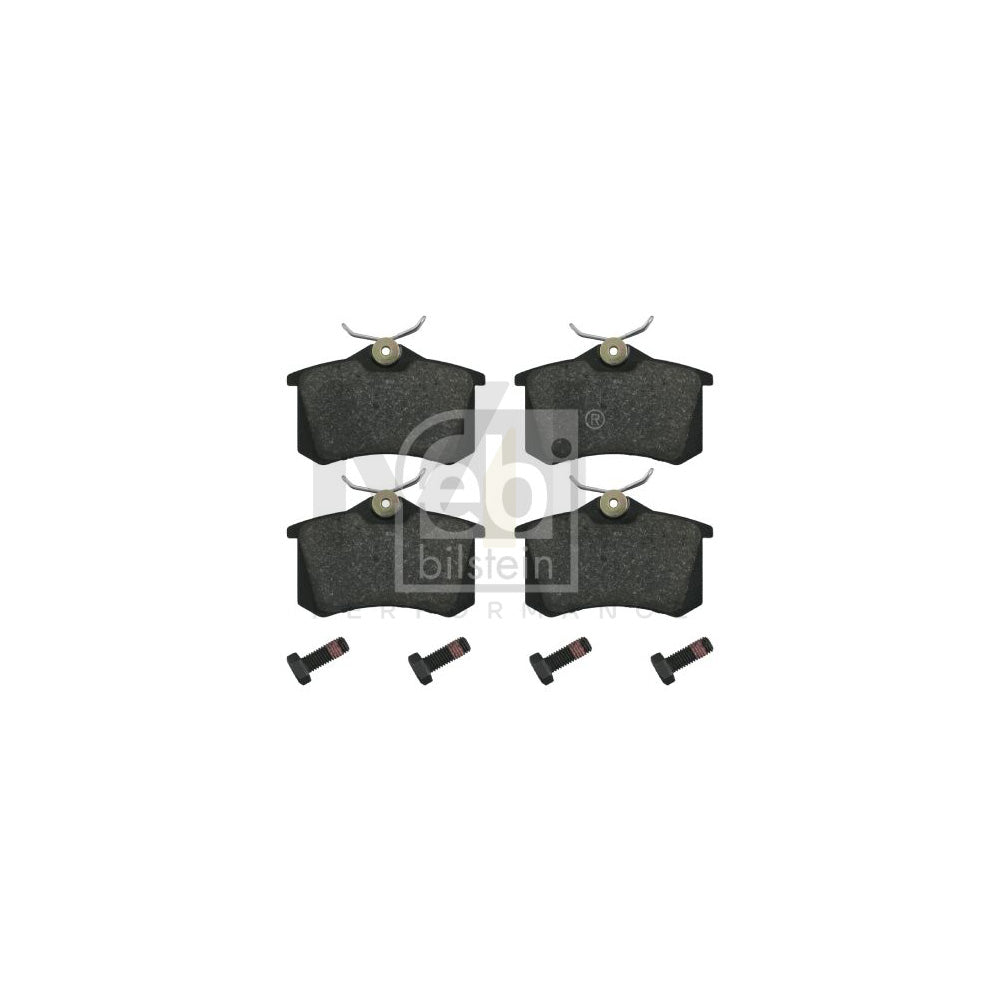 Febi Bilstein 16346 Brake Pad Set Rear Axle, Excl. Wear Warning Contact, With Bolts/Screws | ML Performance Car Parts