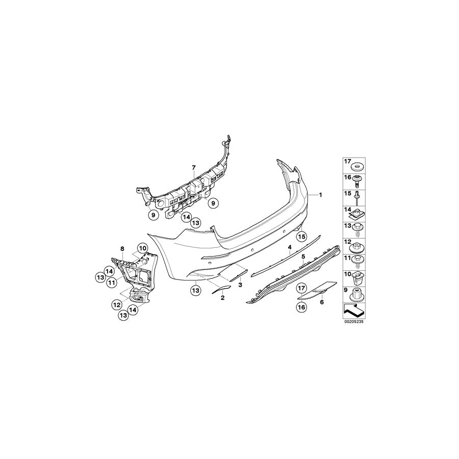 Genuine BMW 51127210541 E71 Decor Trim, Left M (Inc. X6 M) | ML Performance UK