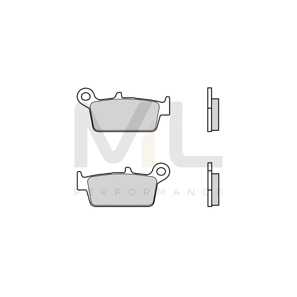 Brembo Carbon Ceramic, Scooter 07011 Brake Pad Set Front And Rear | ML Performance Car Parts