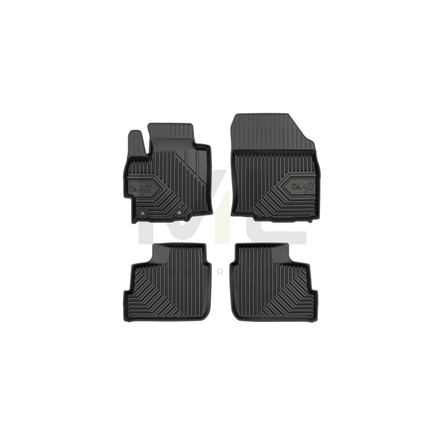 FROGUM Tailored 77408791 Floor mat set for MITSUBISHI Mirage / Space Star Hatchback (A0_A) Elastomer, Front and Rear, Quantity: 4, Black | ML Performance Car Parts