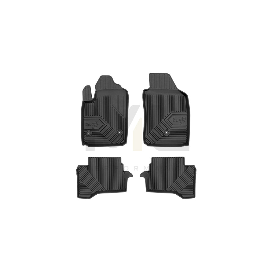 FROGUM Tailored, No.77 77426856 Floor mat set for FIAT 500e Elastomer, Front and Rear, Quantity: 4, Black | ML Performance Car Parts