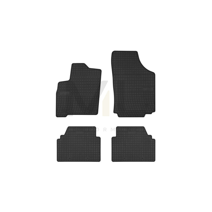FROGUM Tailored 543015 Floor mat set for OPEL MERIVA Elastomer, Front and Rear, Quantity: 4, Black | ML Performance Car Parts