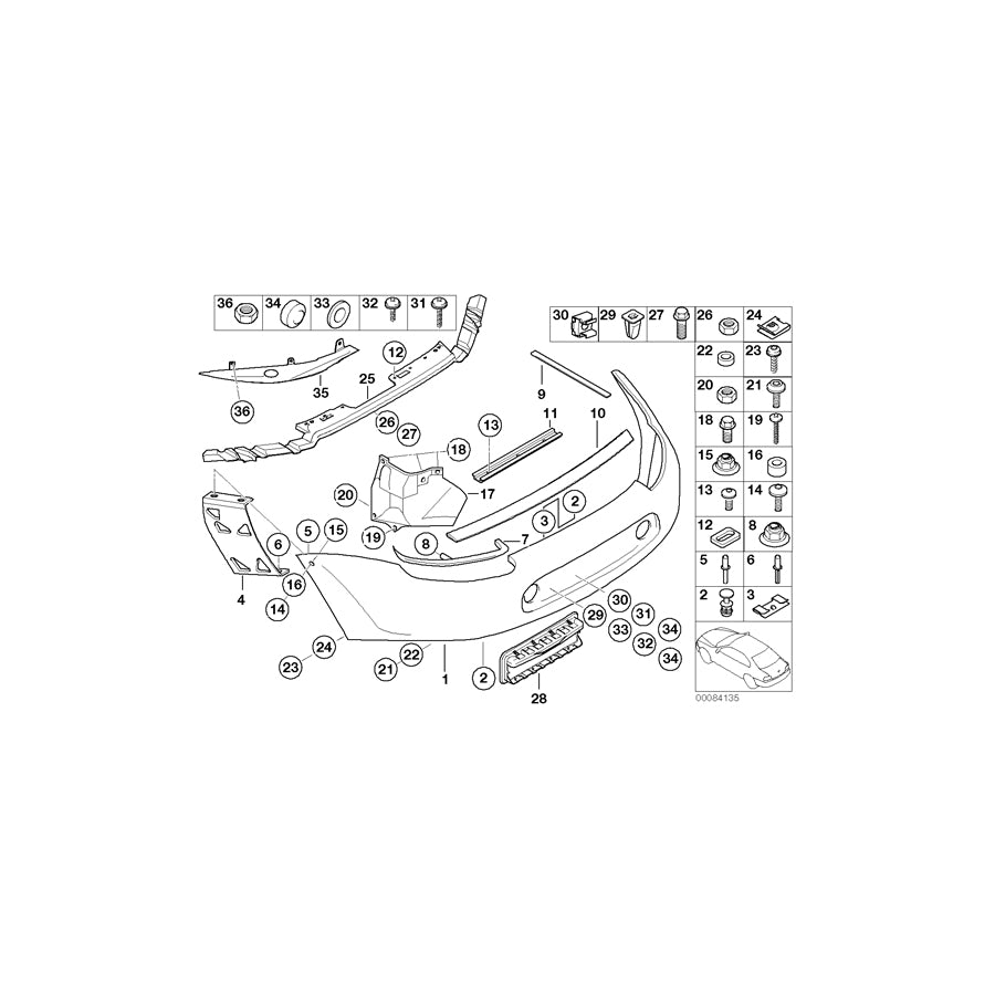 Genuine BMW 51128242285 E52 Chrome Cover, Rear Light Left (Inc. Alpina V8 & Z8) | ML Performance UK