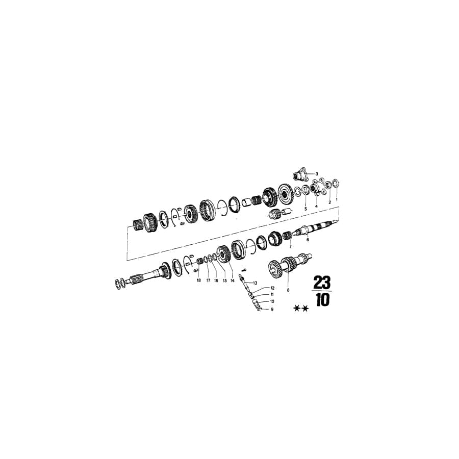 Genuine BMW 23221205792 E28 E30 E21 Shim 28X40X2,1 (Inc. 320, 518 & 2000C) | ML Performance UK Car Parts