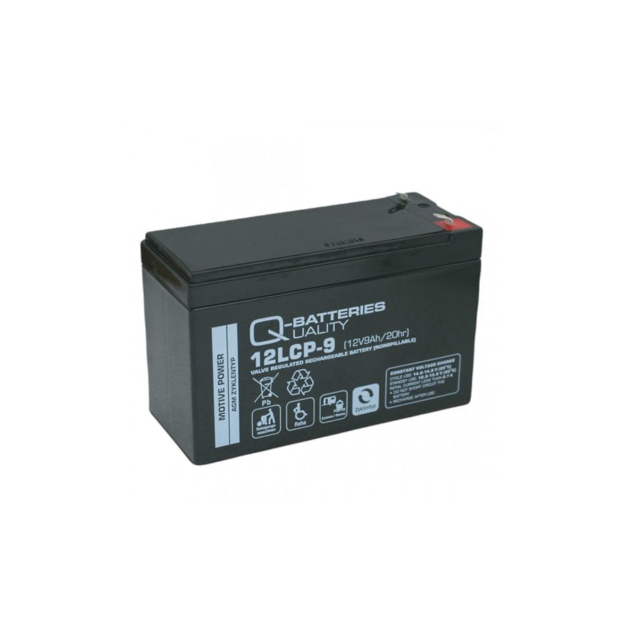 Q-Batteries 12LCP9 / 12V 9Ah lead acid battery Cycle type AGM Deep Cycle VRLA | ML Performance UK Car Parts