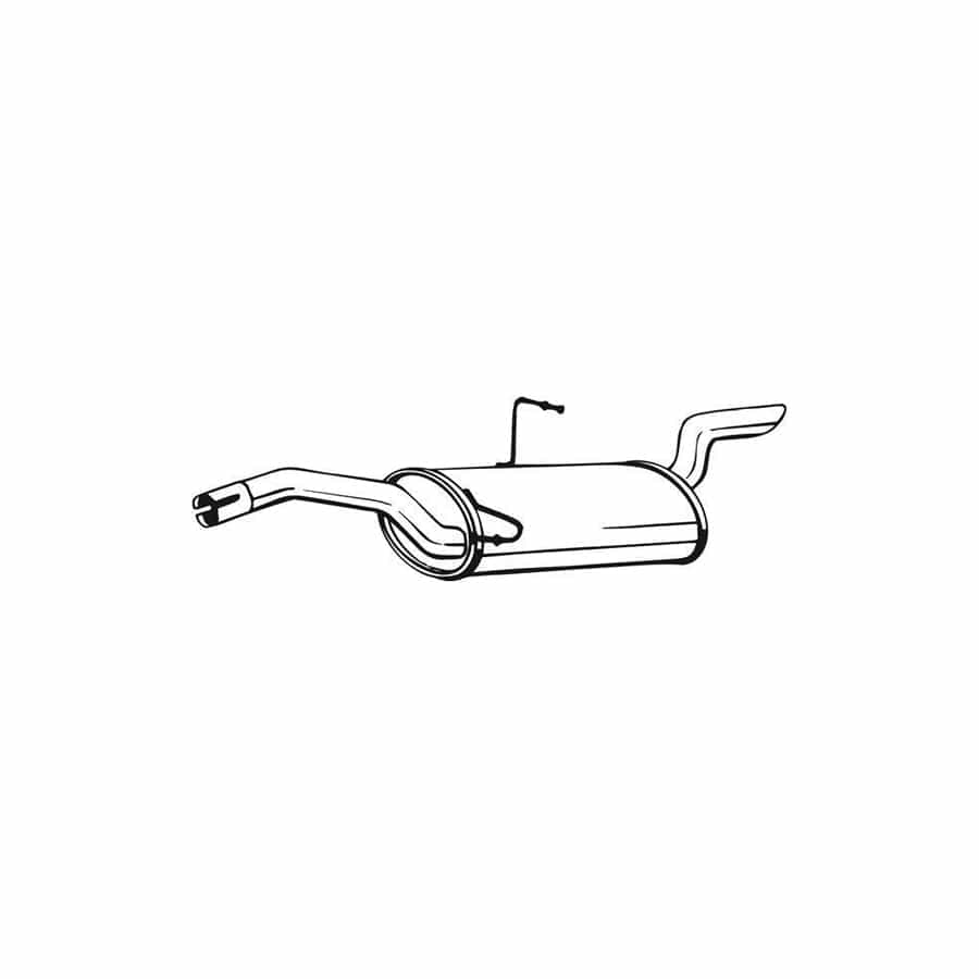 Bosal 145-407 Rear Silencer For Nissan Sunny Saloon (N14)