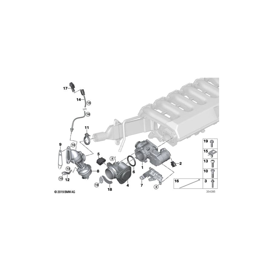 Genuine BMW 11717810130 E70 Holder (Inc. X5 3.5d & X5 35dX) | ML Performance UK Car Parts