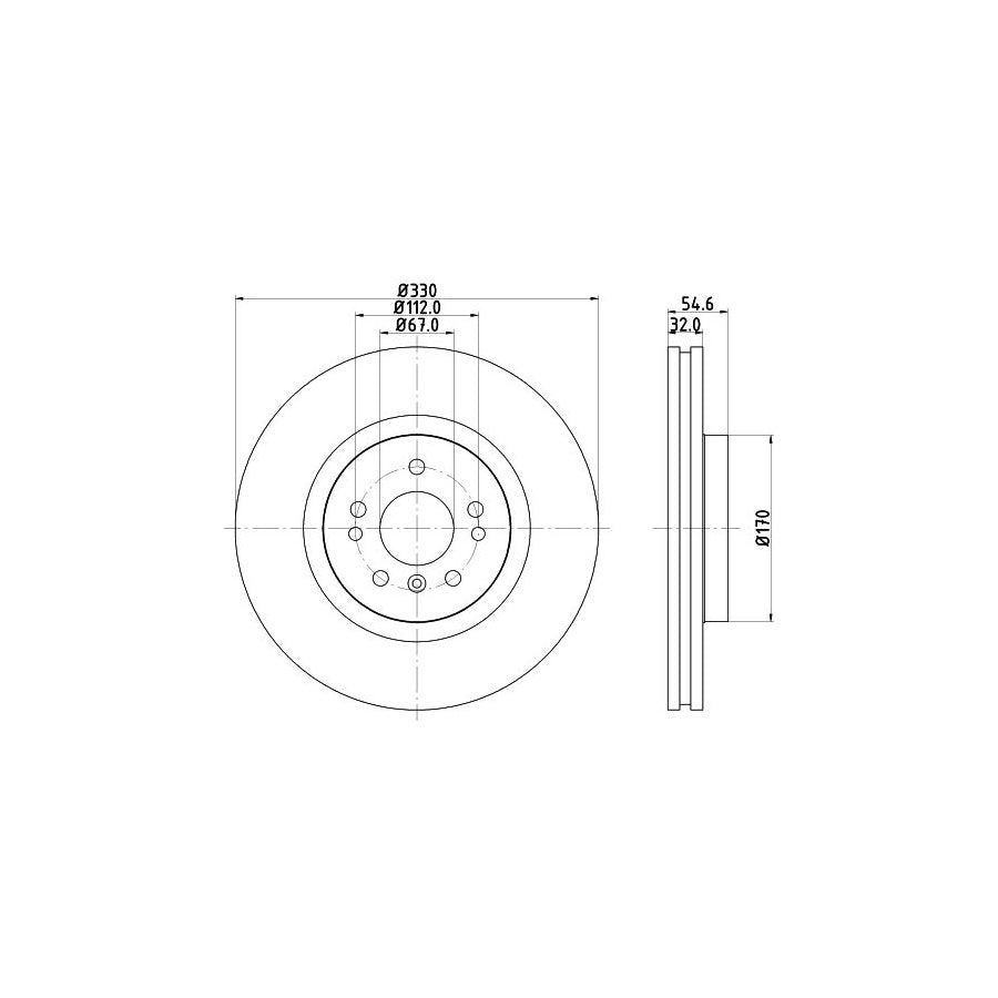 Hella 8ML 376 746-211 Intercooler