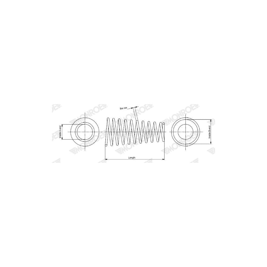 Monroe SP4110 Coil Spring For Mazda Mx-5 III(Nc)