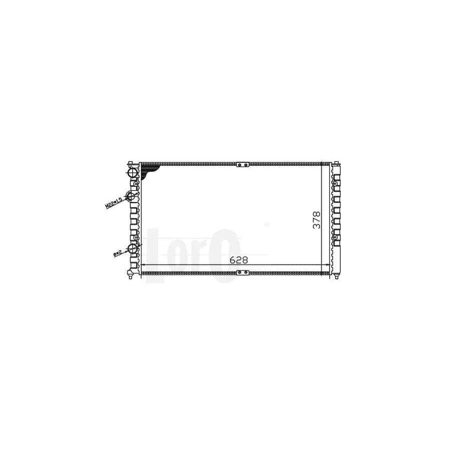Abakus 0530170067 Engine Radiator | ML Performance UK