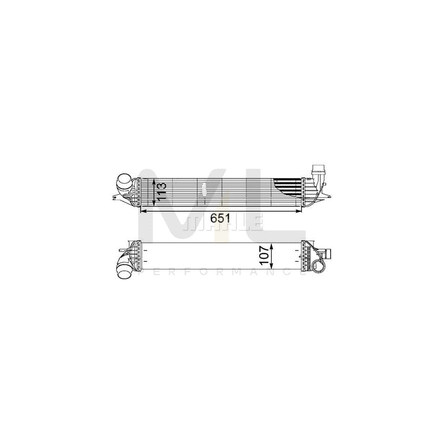MAHLE ORIGINAL CI 151 000P Intercooler for RENAULT LAGUNA | ML Performance Car Parts