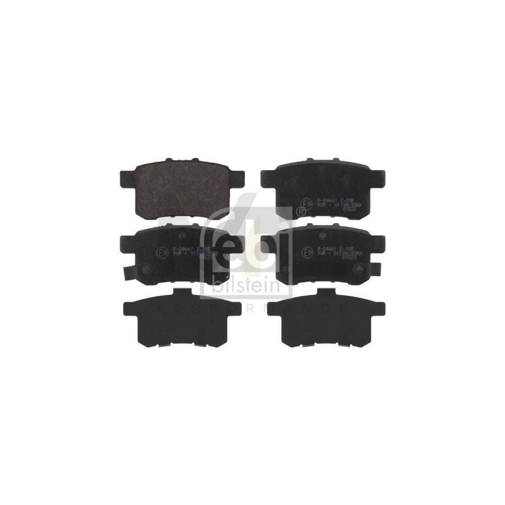 Febi Bilstein 16766 Brake Pad Set For Honda Accord Rear Axle, With Acoustic Wear Warning | ML Performance Car Parts
