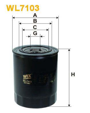 WIX Filters WL7103 Oil Filter