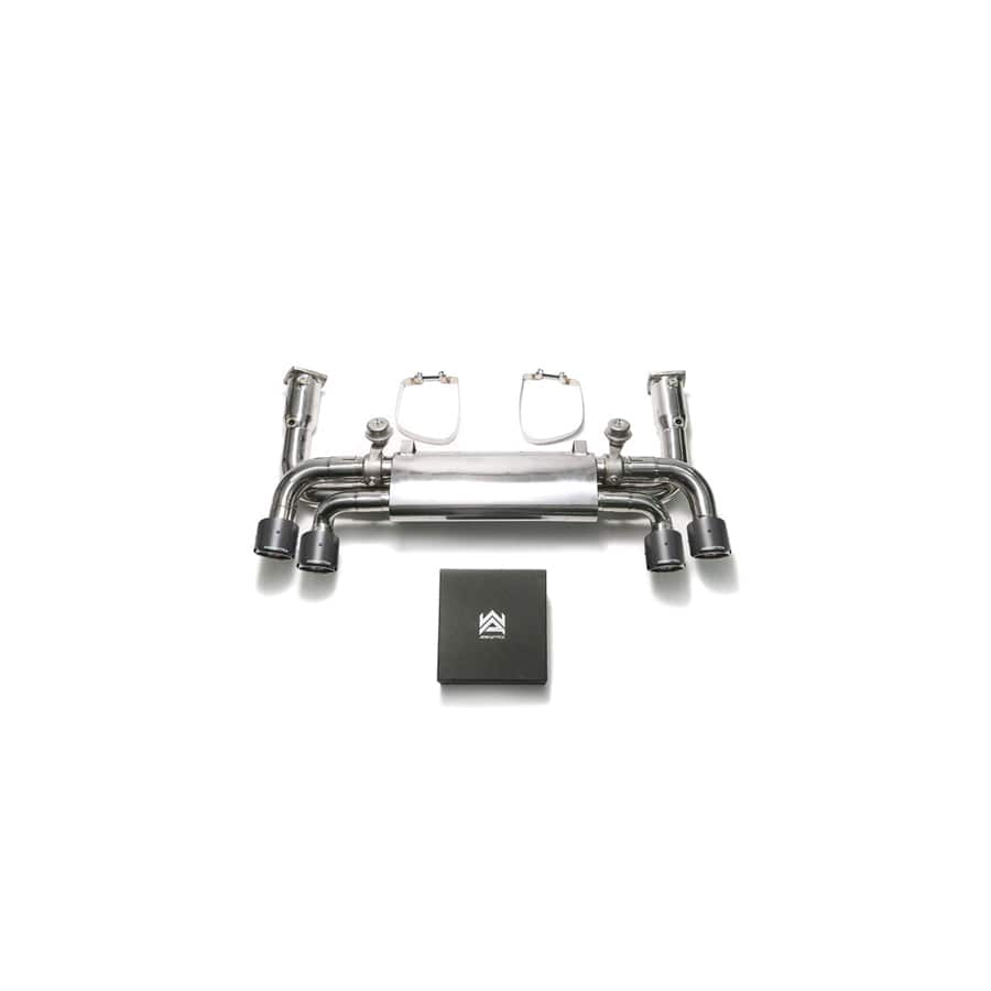 Armytrix P92C4-CD+P92C4-QC24 Sport High-Flow Valvetronic Exhaust System Porsche 991.2 Carrera 2017-2019 with Quad Carbon Fiber 3.5" | ML Performance UK UK Car Parts