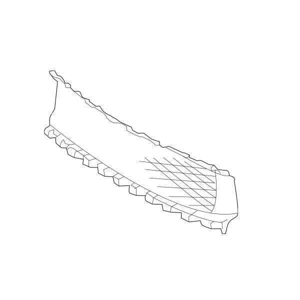 Genuine Lexus 53112-30380 GS Phase 4 F-Sport Front Lower Centre Grille