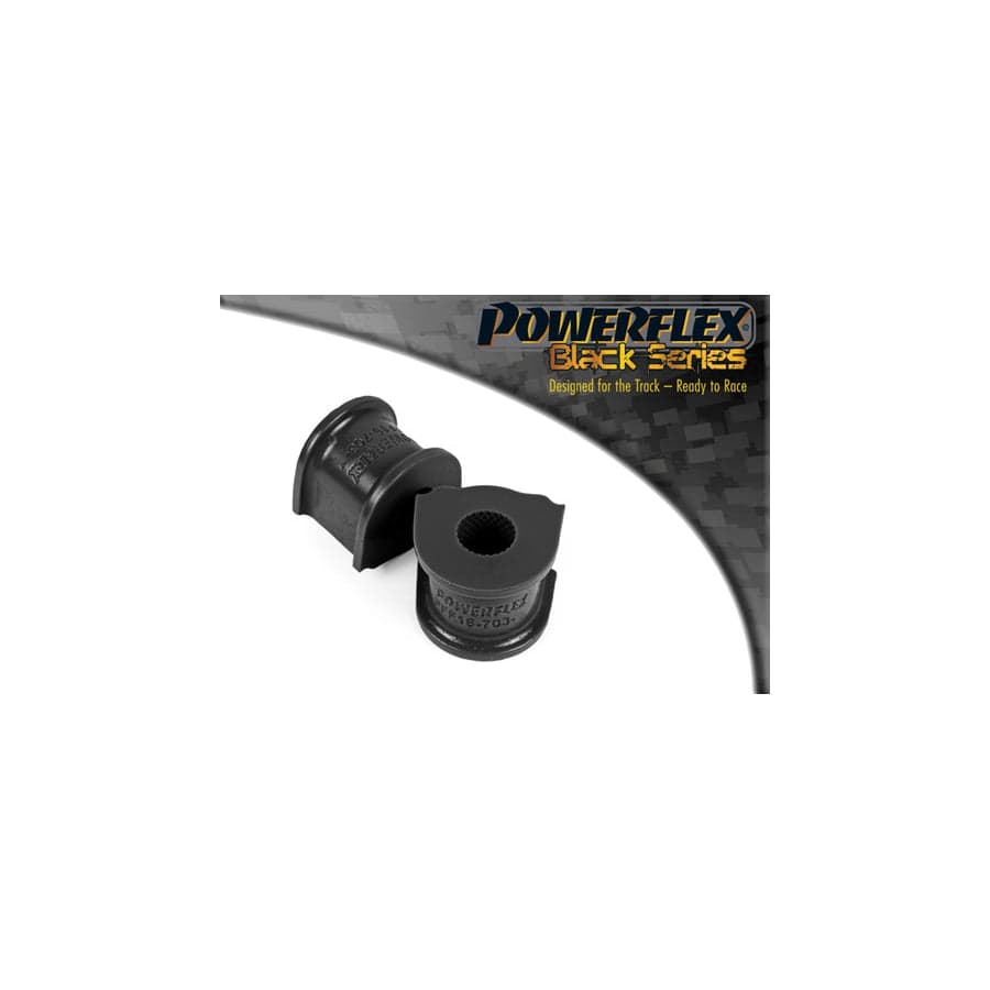Powerflex PFF16-703-18BLK Lancia Fiat Front Anti Roll Bar Bush 18mm (Inc. Delta, Stilo, Bravo) | ML Performance UK Car Parts