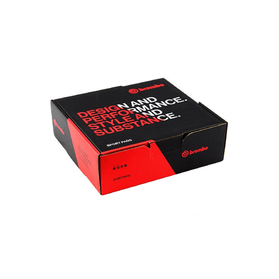 Brembo 07.D435.58 Infiniti Nissan Renault Front HP2 High Performance Brake Pad Set (Inc. Q50, Q60, X-Trail, Koleos) | ML Performance UK Car Parts