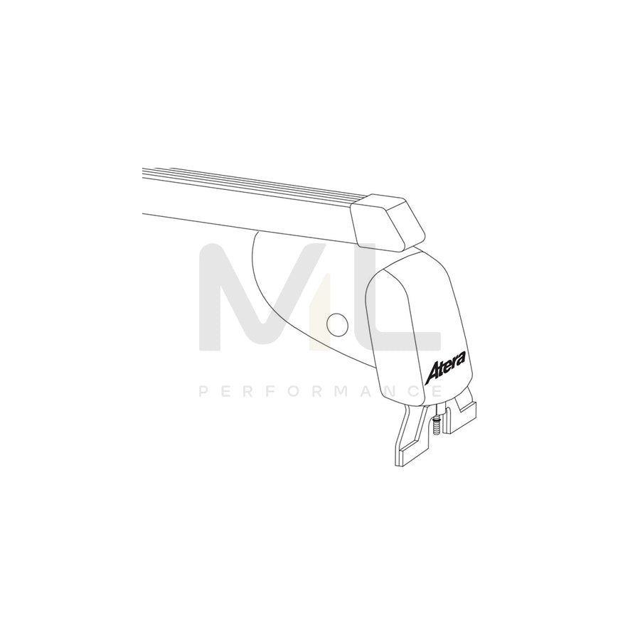 ATERA SIGNO 044120 Roof bars for cars without rails, 110 cm, 100 kg, Steel | ML Performance Car Parts