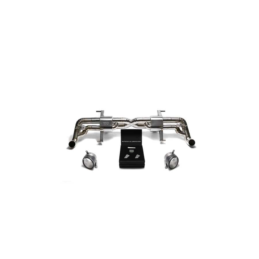 Armytrix AUR82-DC16 Titanium Valvetronic Exhaust System Audi R8 V8 MKI Facelift 2013-2015 with Dual Carbon Fiber 5" | ML Performance UK UK Car Parts
