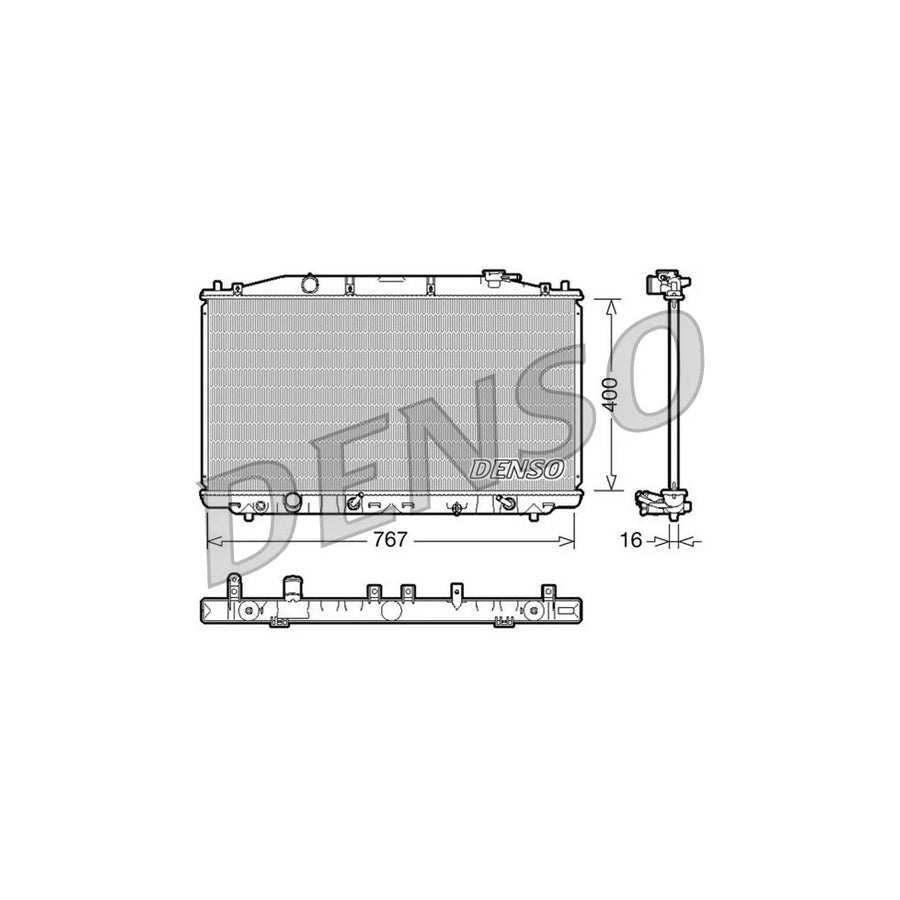 Denso DRM40025 Drm40025 Engine Radiator For Honda Accord | ML Performance UK