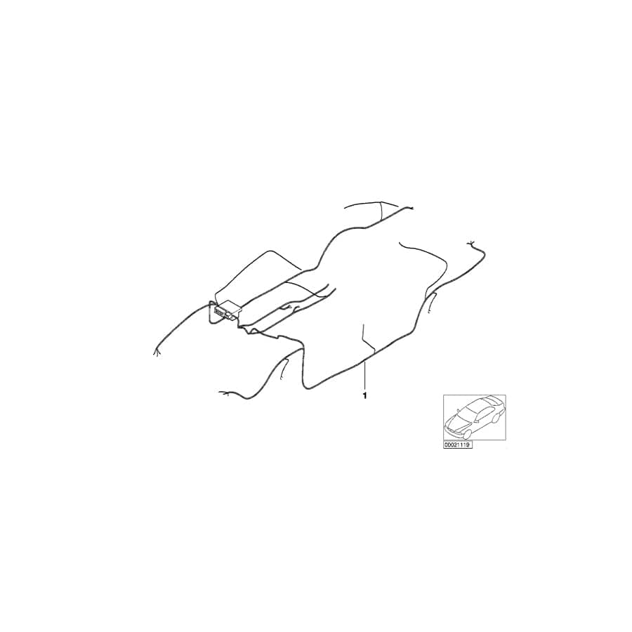 Genuine BMW 61116941191 E53 Main Wiring Harness (Inc. & X5 3.0i) | ML Performance UK Car Parts
