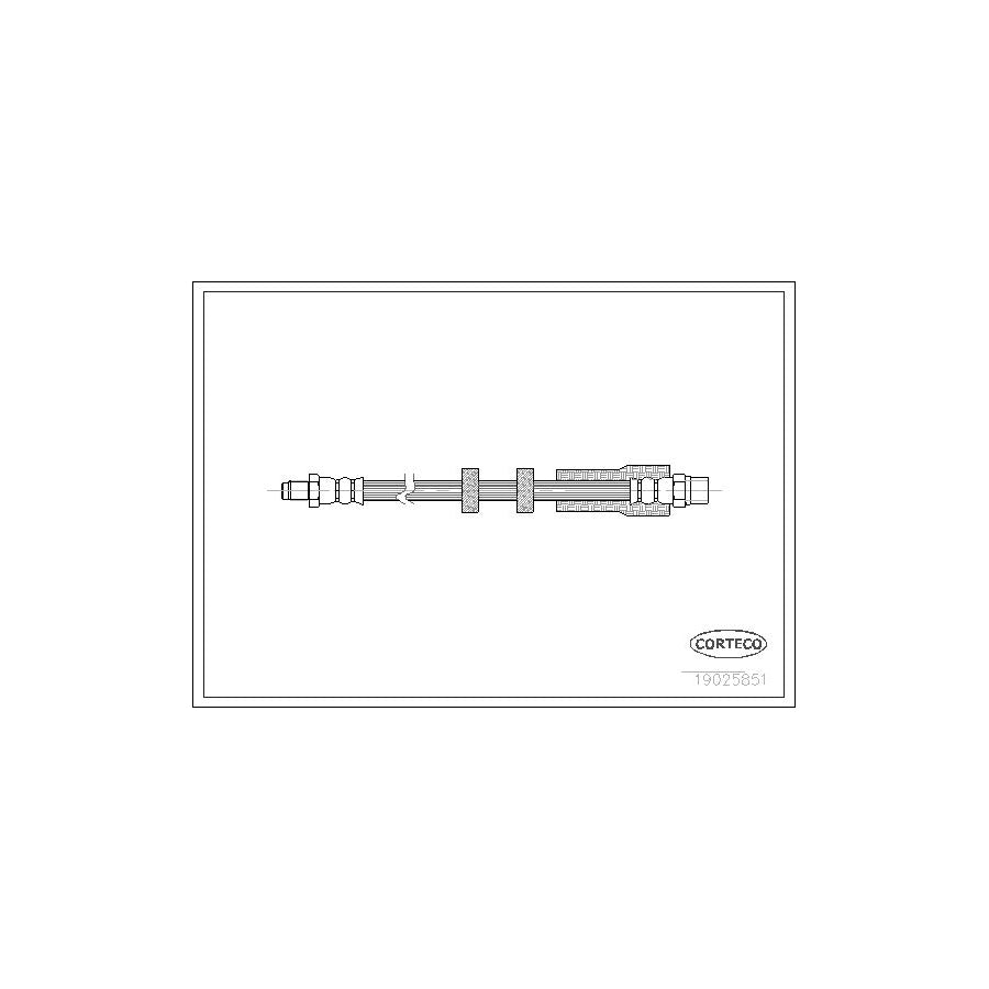 Corteco 19025851 Brake Hose | ML Performance UK