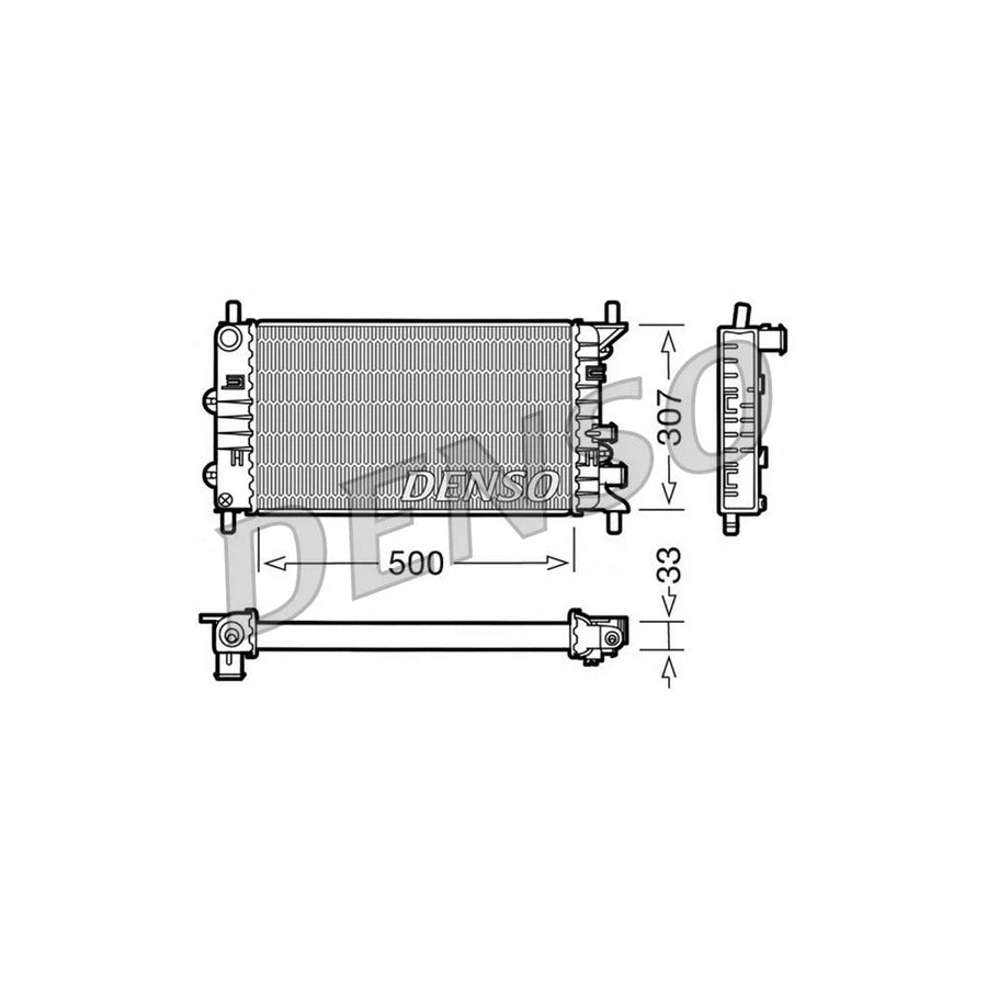 Denso DRM10024 Drm10024 Engine Radiator | ML Performance UK