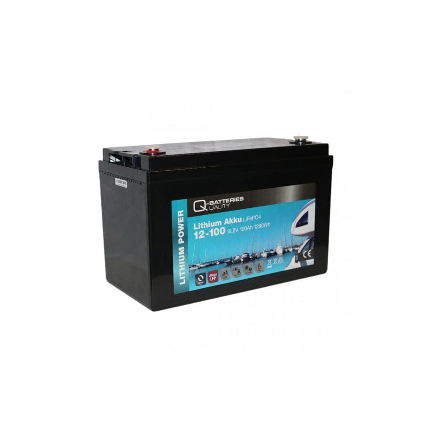 Q-Batteries Lithium Akku 12100 12.8V 100Ah 1280Wh LiFePO4