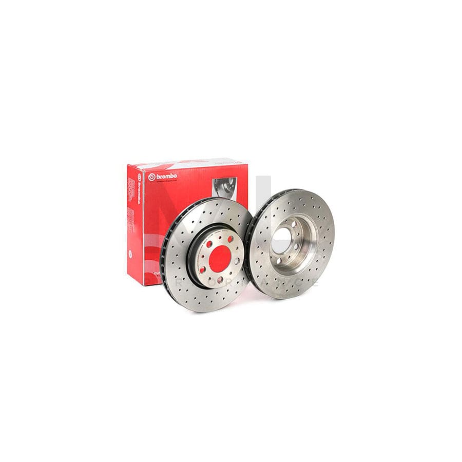 BREMBO XTRA LINE 09.8633.1X Brake Disc Perforated / Vented, Coated, High-carbon, with bolts/screws | ML Performance Car Parts