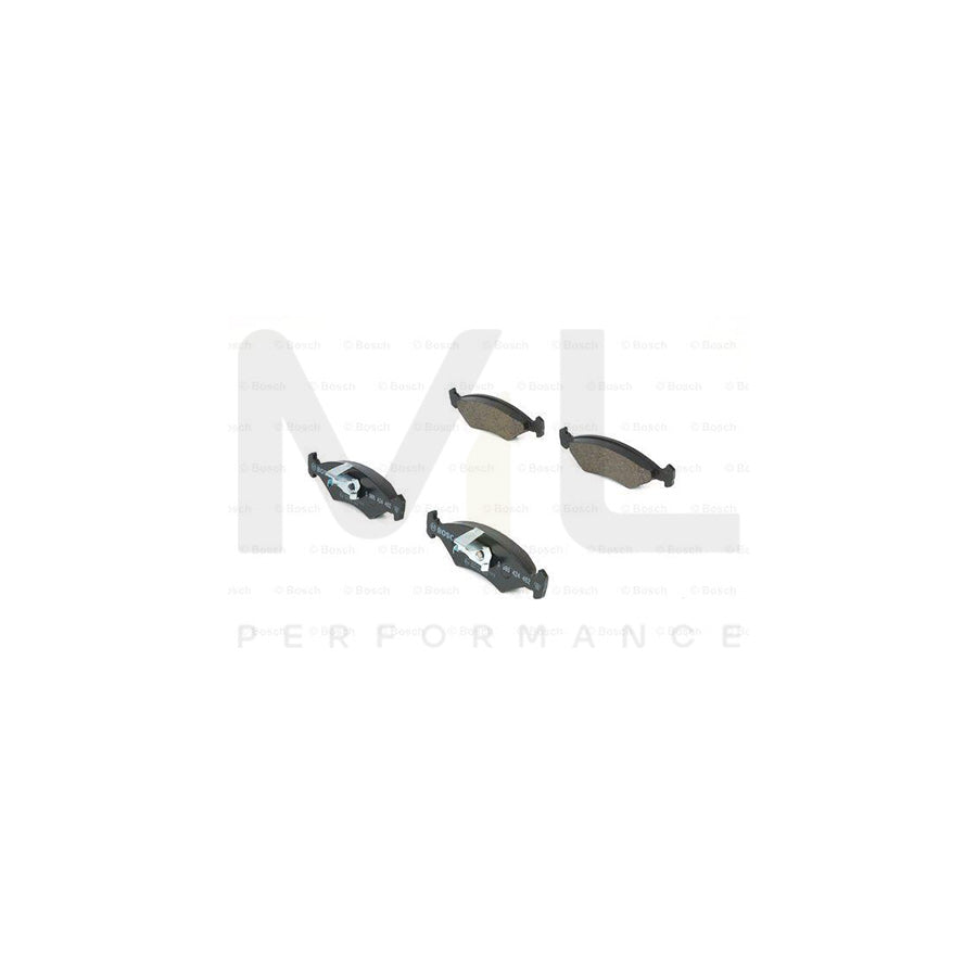 Bosch 0986424462 Brake Pad Set With Anti-Squeak Plate, With Piston Clip BP231 | ML Performance Car Parts