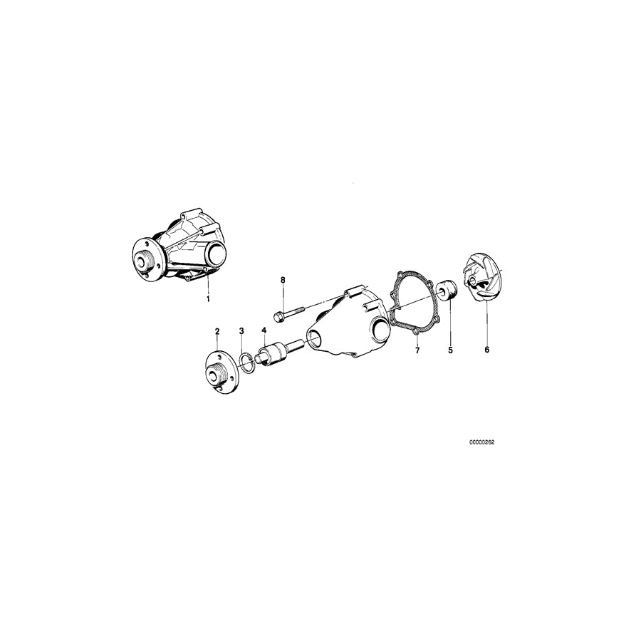 Genuine BMW 11511315559 E34 Exch. Water Pump (Inc. M5 3.8, M5 3.6 & M5) | ML Performance UK Car Parts