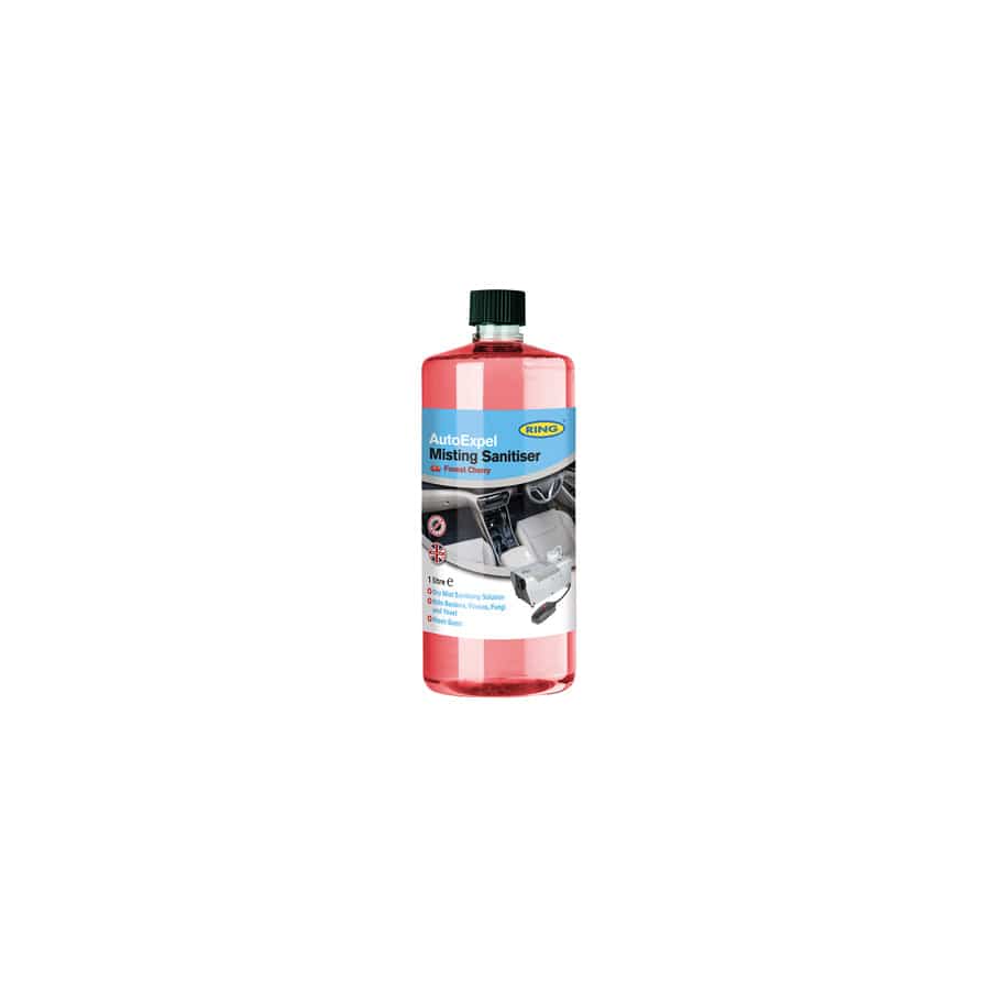 RING RAESC1000 Auto Expel Sanitising Liquid Cherry 1L | ML Performance