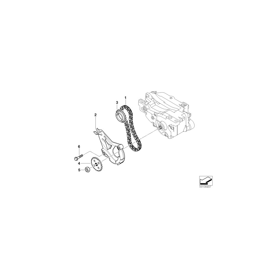 Genuine BMW 11417567768 E92 E90 E91 Guide Rail (Inc. 116i, 116i 1.6 & 316i) | ML Performance UK Car Parts