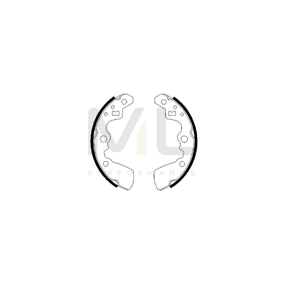 BOSCH 0 986 487 430 Brake Shoe Set for SUZUKI SWIFT | ML Performance Car Parts