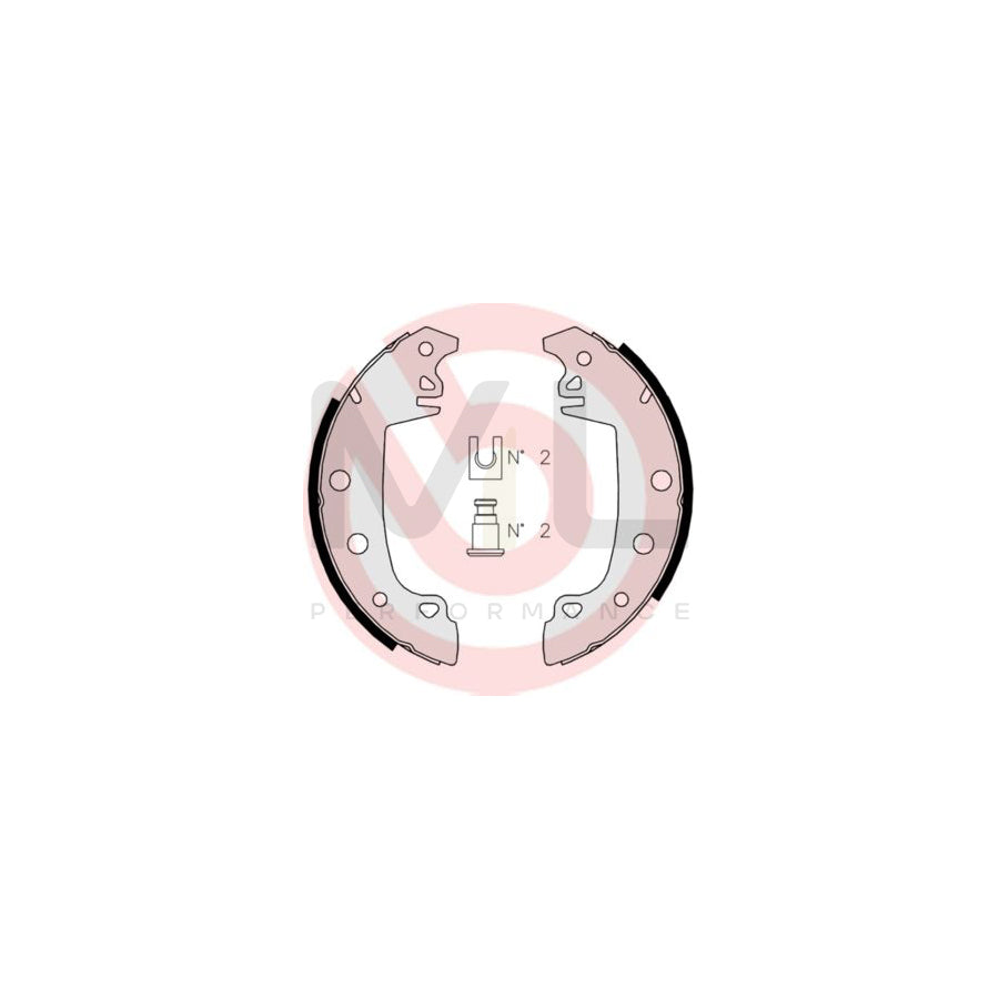 BREMBO S 68 507 Brake Shoe Set | ML Performance Car Parts
